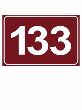 Salaspils, garāžas numerācijas plāksne