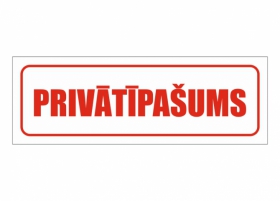 Privātīpašums, sarkana